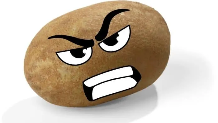 angry potato
