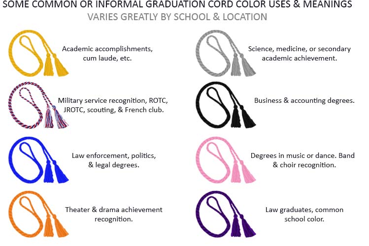 Graduation Cord Color Meaning