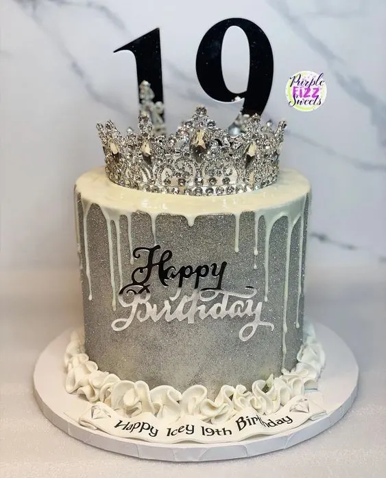 icey birthday cake