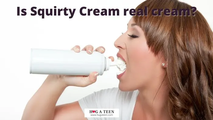 Is squirty cream real cream