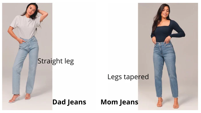 What Are Mom Jeans? Vs Girlfriend, Dad & Straight Jeans