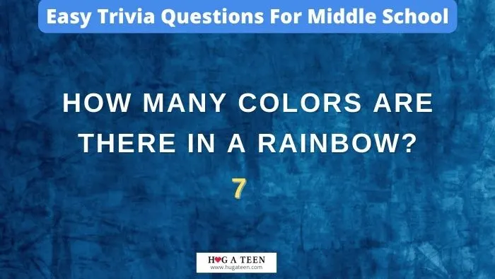 Easy Trivia Questions For Middle School