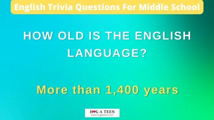 English Trivia Questions For Middle School