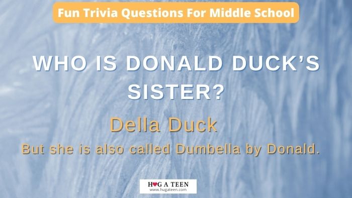Fun Trivia Questions For Middle School