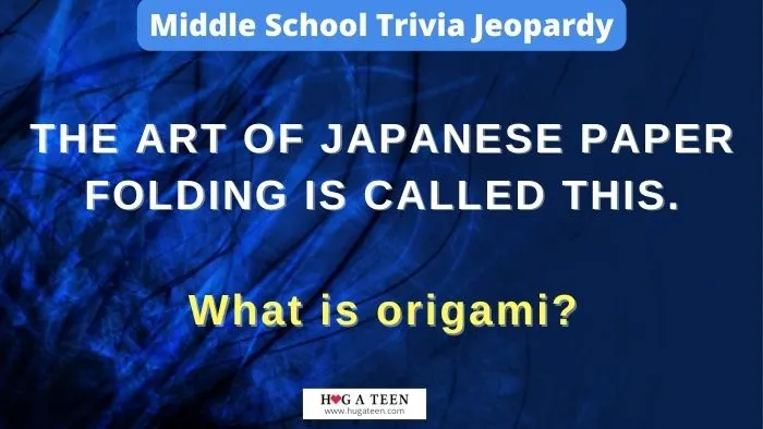 Middle School Trivia Jeopardy