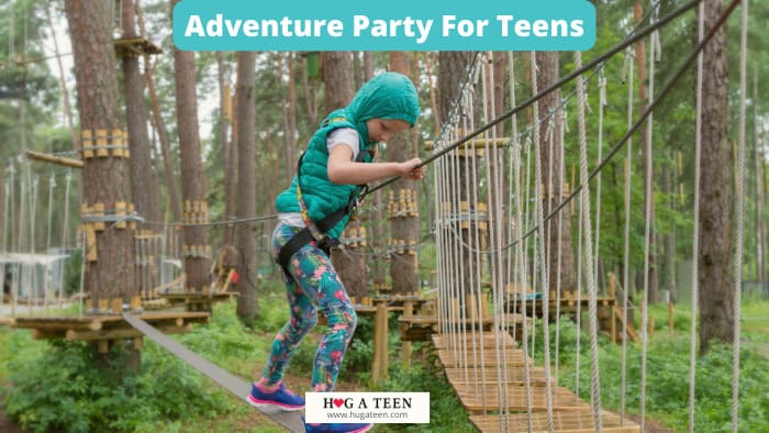 Adventure park birthay party idea for 11 year old