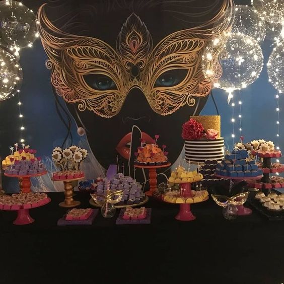 masquerade party theme