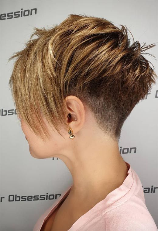  Feathered Pixie with Nape Undercut