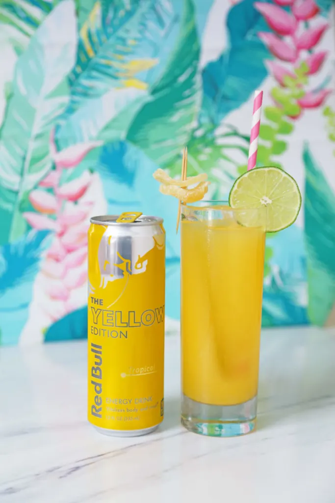 Mango Redbull Mocktail