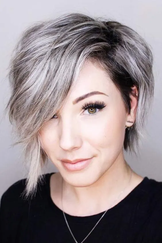 Pixie-Bob with Side-Swept Bangs