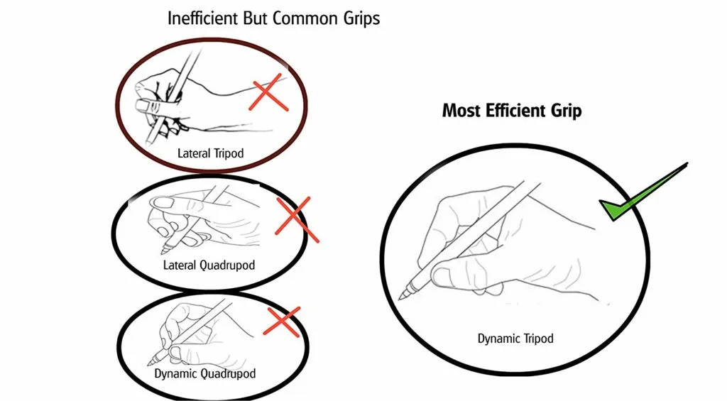 correct pencil grip