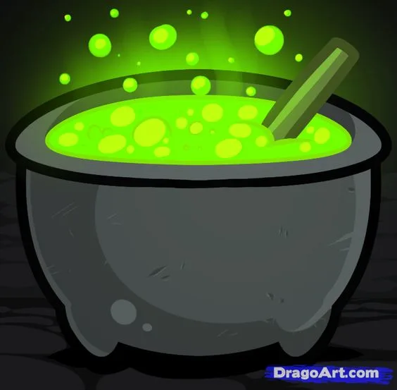 Cauldron - Cute Halloween Drawings