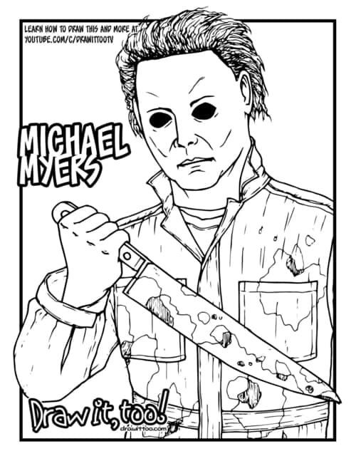 Michael Myers - Halloween Sketch Ideas