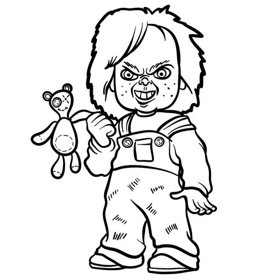 Chucky - Halloween Sketch Ideas