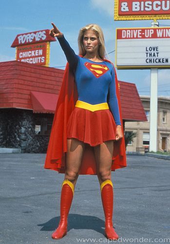 Supergirl Superhero Costume for College Girl