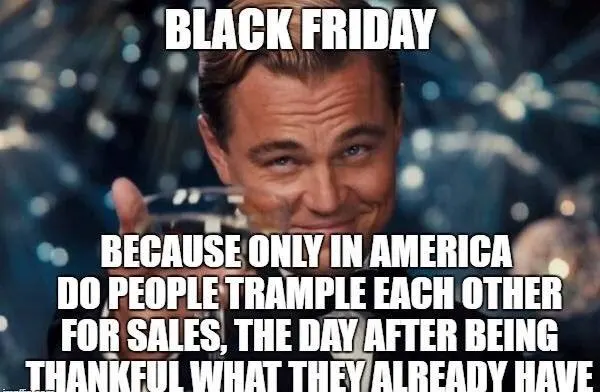 Funny black friday meme