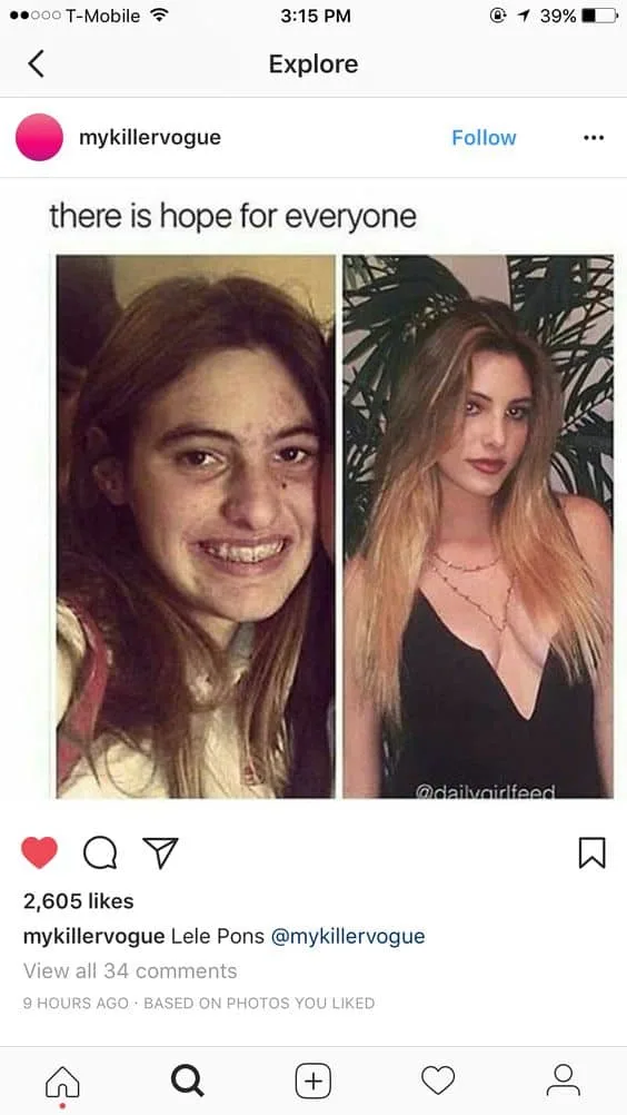Beautiful transformation