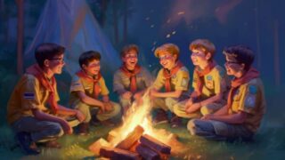 Cub scout skits around a campfire